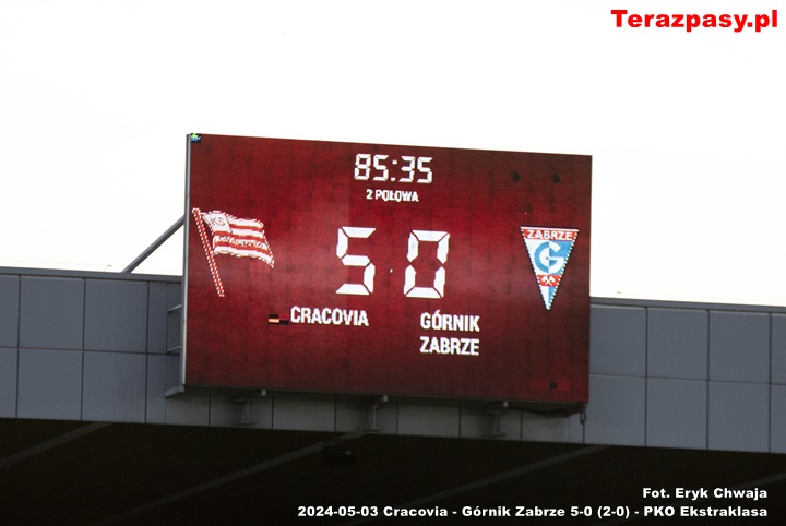 2024-05-03 Cracovia - Górnik Zabrze 5-0 IMG_3557- Chwaja