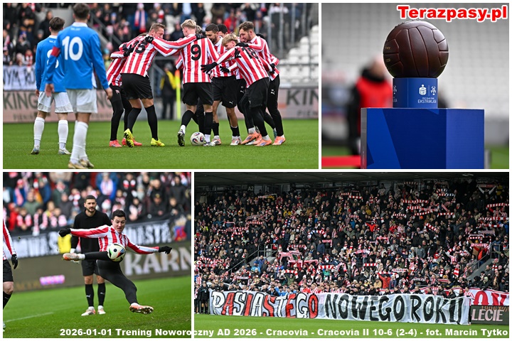 2026-01-01 Trening Noworoczny AD 2026 - Cracovia - Cracovia II 10-6 -1Tytko