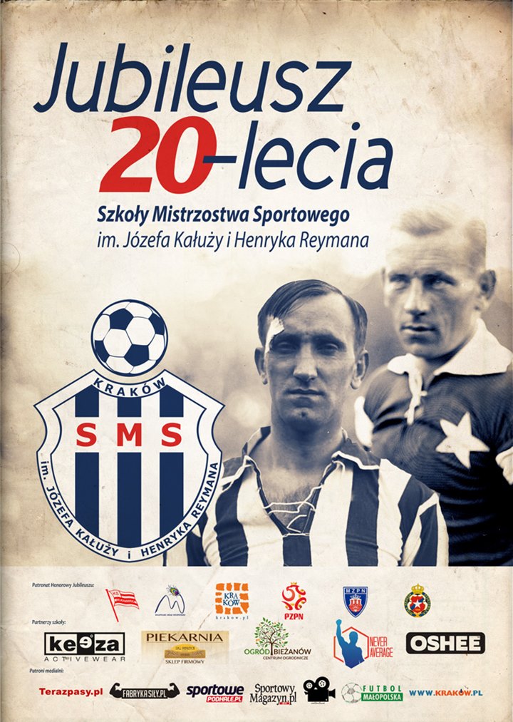 Plakat Jubileusz 20 lat SMS Kraków