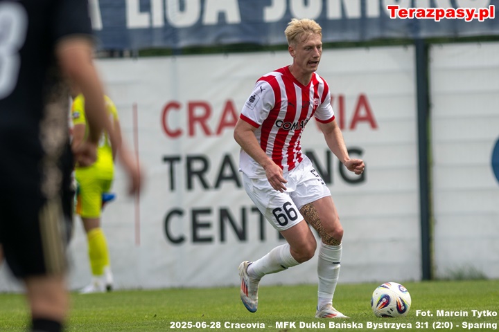 Wójcik Oskar 2025-06-28 Cracovia – MFK Dukla Bańska Bystrzyca 3-1016-MT9_8555_2 - Tytko (2)